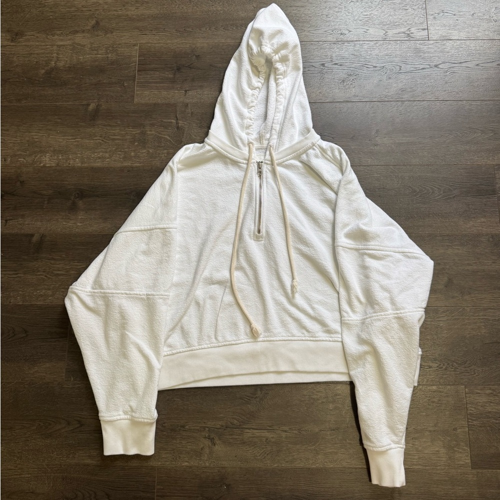 Aerie Cream Hoodie Sweater